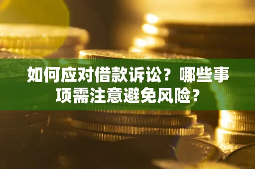 北京如何应对借款诉讼？哪些事项需注意避免风险？