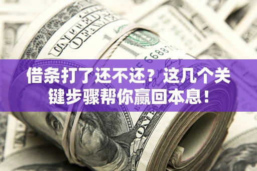 北京借条打了还不还？这几个关键步骤帮你赢回本息！