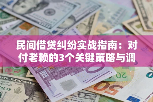 北京民间借贷纠纷实战指南：对付老赖的3个关键策略与调解盲区解析