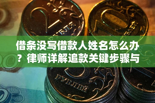 北京借条没写借款人姓名怎么办？律师详解追款关键步骤与证据链构建