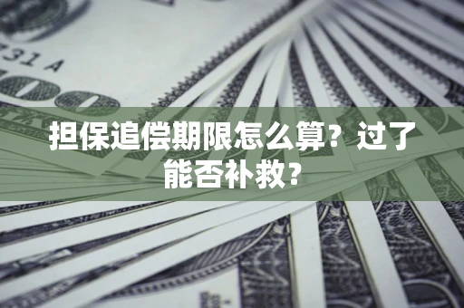 北京担保追偿期限怎么算？过了能否补救？